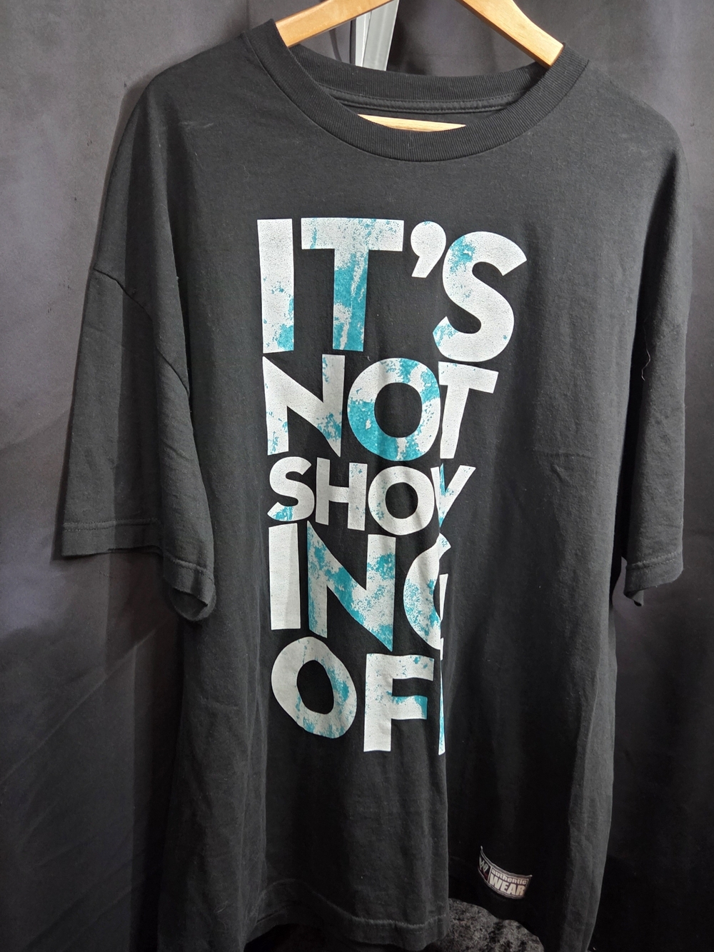 Offical Dolph Ziggler It's Not Showing Off  Signed  Mens Black T-shirt 2X WWE